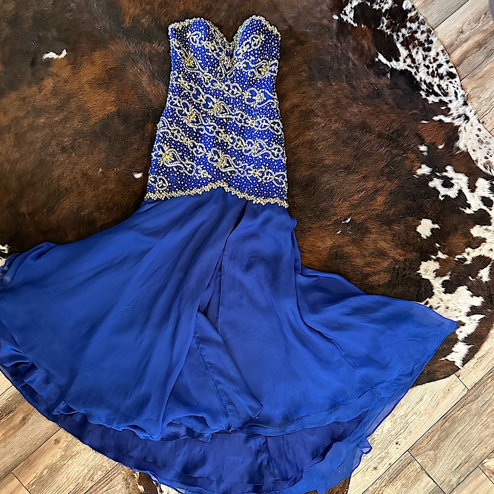 Ritzee Originals crystal mermaid prom dress